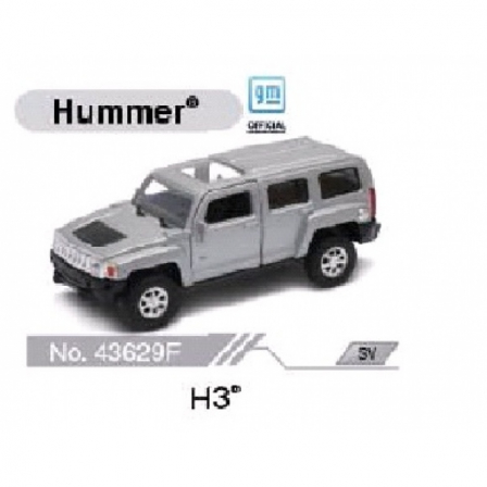 Машина металл 4.75" hummer h3 инерц. открыв. двери в дисплее уп-12шт в кор.2*6уп