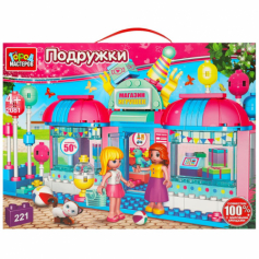 Конструктор магазин игрушек, 221 дет. Город мастеров в кор.2*8шт 2081-AA