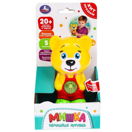 Обучающий мишка 20 сказок, потешек и звуков в кор. Умка в кор.96шт