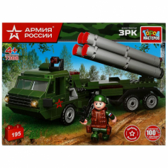Конструктор АРМИЯ РОССИИ  зрк, 195 дет. Город мастеров в кор.2*8шт 7388-KK