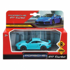 Машина металл porshe 911 turbo инерция, двери, размер 10.5 Технопарк в кор.2*120шт