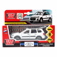 Машина металл LADA kalina cross 12 см., дв, багаж, инерц., кор. Технопарк в кор.2*24шт
