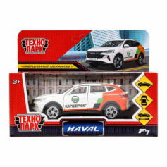 Машина металл HAVAL "haval f7", длина 12см, дв,багаж,инер,каршеринг, в кор. Технопарк в кор.2*36шт