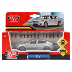 Машина металл KIA k7,11,5 см, двери, инерция, кор. Технопарк в кор.2*48шт