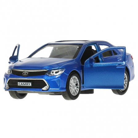 Машина металл TOYOTA CAMRY 12 см, двери, багаж, инерц. синий ,кор Технопарк в кор.2*36шт