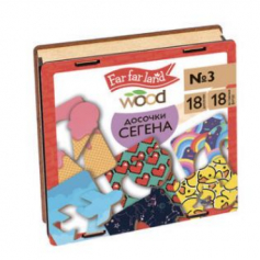 Лото "Досочки Сегена" № 3 (18 карт. 18 эл) Far far land Wood