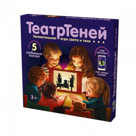 Игра настольная "ТеатрТеней" Театр на столе (5 сказок)