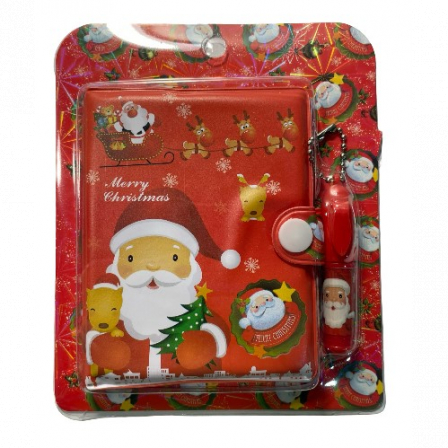 А Блокнот Новый Год, с ручкой Е-001