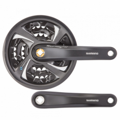 Шатуны 1/2"х3/32" 22/32/42 зуб. 170мм FC-TX801 Tourney SHIMANO "под квадрат" черные