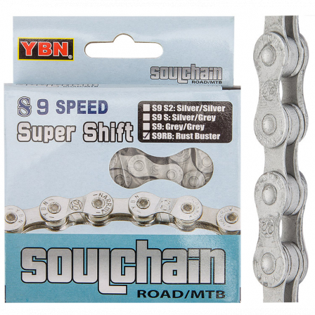 Цепь X8EPT KMC 1/2"х3/32" 116 звеньев, для 8 скор., с замком CL371RB, арт.
