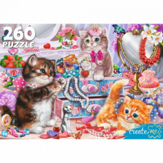 ПАЗЛЫ 260 эл. ЗАБАВНЫЕ КОТИКИ №7