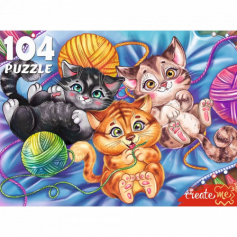 ПАЗЛЫ 104 эл. ЗАБАВНЫЕ КОТИКИ №2