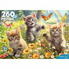 ПАЗЛЫ 260 эл. КОТЯТА НА ЛУГУ