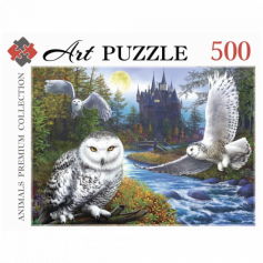ПАЗЛЫ Artpuzzle.500 элементов. БЕЛЫЕ СОВЫ