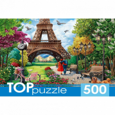 ПАЗЛЫ  500 эл. TOPpuzzle ПРОГУЛКА ПО ПАРИЖУ