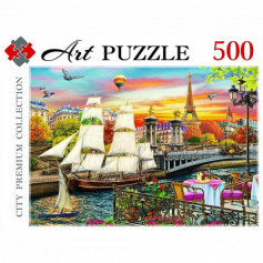 ПАЗЛЫ Artpuzzle. 500 элементов. ПАРУСНИК В ПАРИЖЕ