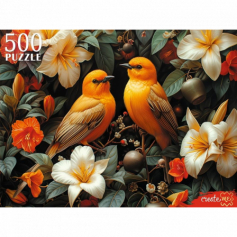 ПАЗЛЫ 500 эл. ЗОЛОТЫЕ ПТИЦЫ