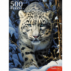 ПАЗЛЫ 500 эл. СНЕЖНЫЙ БАРС
