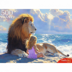 ПАЗЛЫ 500 эл. ДЕВОЧКА И ЛЕВ