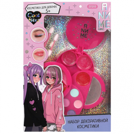 Косметика ДЛЯ ДЕВОЧЕК тени д/век, блеск д/губ Cool Star в кор.2*72шт