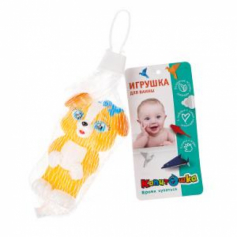 Игрушка для ванны Лиззи 8 см, в сетке, КАПИТОШКА в кор.2*240шт