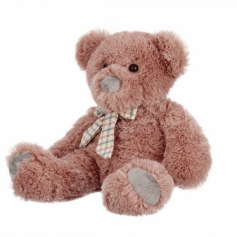 Игрушка мягконабивная ТМ "Relana" Мишка розовый с бантиком, 22 см, в/п 20*22*18 см