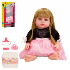 Кукла 45 см Girls Club "Любимая малышка", виниловая,с аксессуарами, в/к 22*12,5*48 см