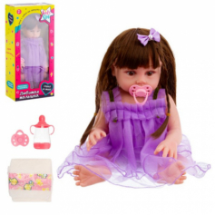 Кукла 45 см Girls Club "Любимая малышка", виниловая, с аксессуарами, в/к 22*12,5*48 см
