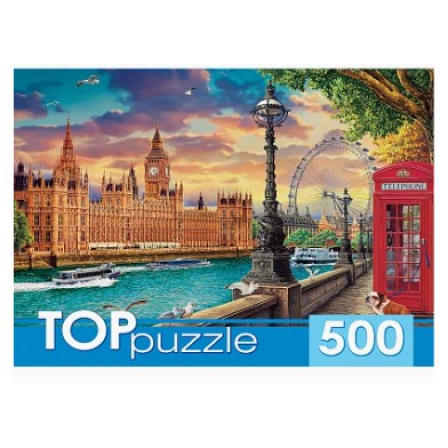 TOPpuzzle. ПАЗЛЫ 500 элементов. КРАСИВЫЙ ЛОНДОН