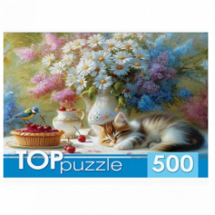 TOPpuzzle. ПАЗЛЫ 500 элементов. ЛЕТНИЙ НАТЮРМОРТ