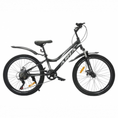 24" Велокомплект Rook MS242DW, черный 11"рама ПАКЕТ