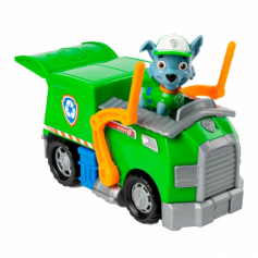 *Щенячий патруль. Игр набор Машинка с фигуркой Рокки, 15см. Paw Patrol