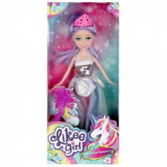 Кукла 23 см, в платье LIKEE GIRL в кор.2*48шт