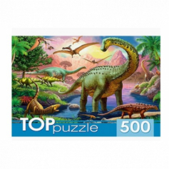 TOPpuzzle. ПАЗЛЫ 500 элементов. МИР ДИНОЗАВРОВ №23