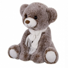 Игрушка мягконабивная ТМ "Relana" Мишка в шарфике, 23 см, в/п 23*15*15 см