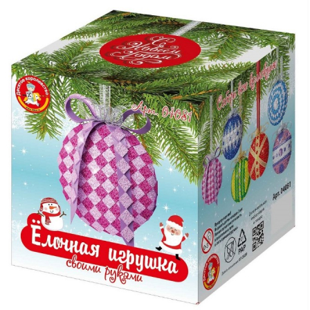 Елочная игрушка своими руками