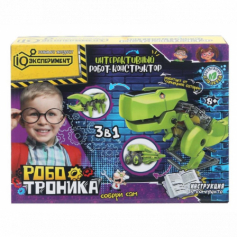 Игрушка опыты робот-конструктор 3-в- 1, кор IQ Эксперимент