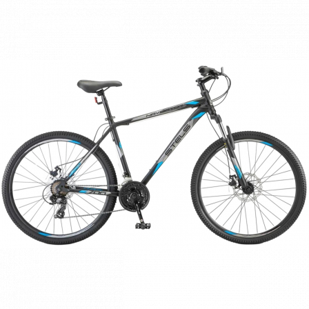 27.5" Велокомплект Stels Navigator 700 MD 19 рама (Черный/голубой) 26