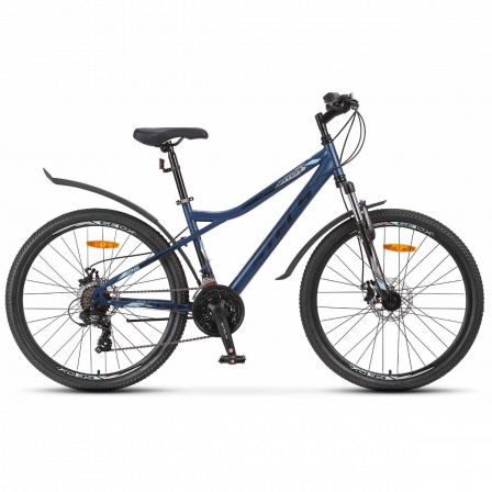 26" Велосипед Stels Navigator 510MD 16 рама (темно-синий/зеленый) азимут