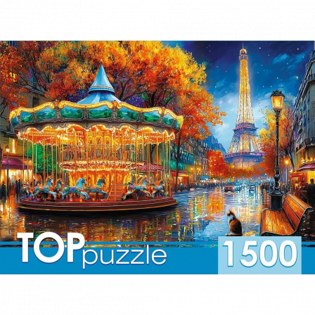TOPpuzzle. ПАЗЛЫ 1500 элементов. ОГНИ ПАРИЖА
