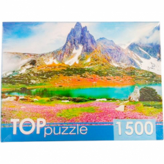 TOPpuzzle. ПАЗЛЫ 1500 элементов. ЦВЕТУЩИЕ ГОРЫ