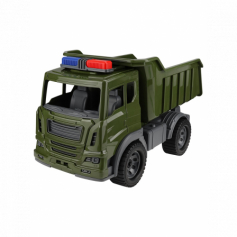 Машинка Самосвал "Мирослав" Военный с мигалкой 41 см (И-0996)