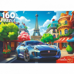ПАЗЛЫ 160 элементов.Автомобиль в париже (УК160-1987)