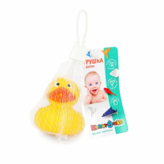 Игрушка для ванны уточка 1 шт. в сетке КАПИТОШКА