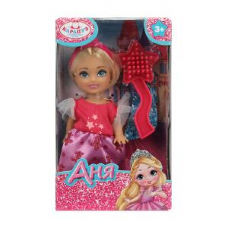 Кукла Аня 12 см, акс., кор. КАРАПУЗ в кор.120шт ANNA-P3-BB