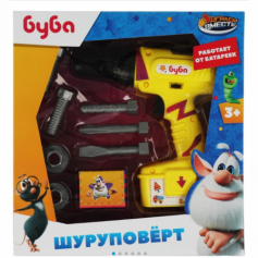 Шуруповерт БУБА кор.25,5*27*6,5см ИГРАЕМ ВМЕСТЕ в кор.2*30шт