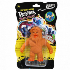 Игрушка тянучка МОНСТР, цвет коричневый ИГРАЕМ ВМЕСТЕ в кор.3*12шт
