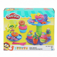Набор для лепки с формочками cupcake tower 26*22 MultiArt в кор.2*24шт