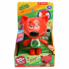 Фигурка Лисичка  20+ песен, фраз и звуков Ми-ми-мишки кор Умка в кор.72шт