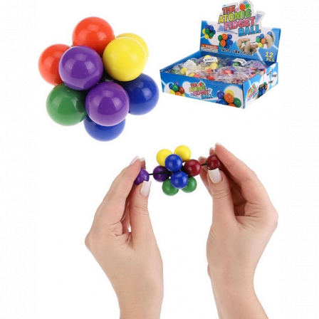 Игрушка-антистресс Шарики-атомы (5,5х5,5 см, цвет микс) (арт. И-0825)